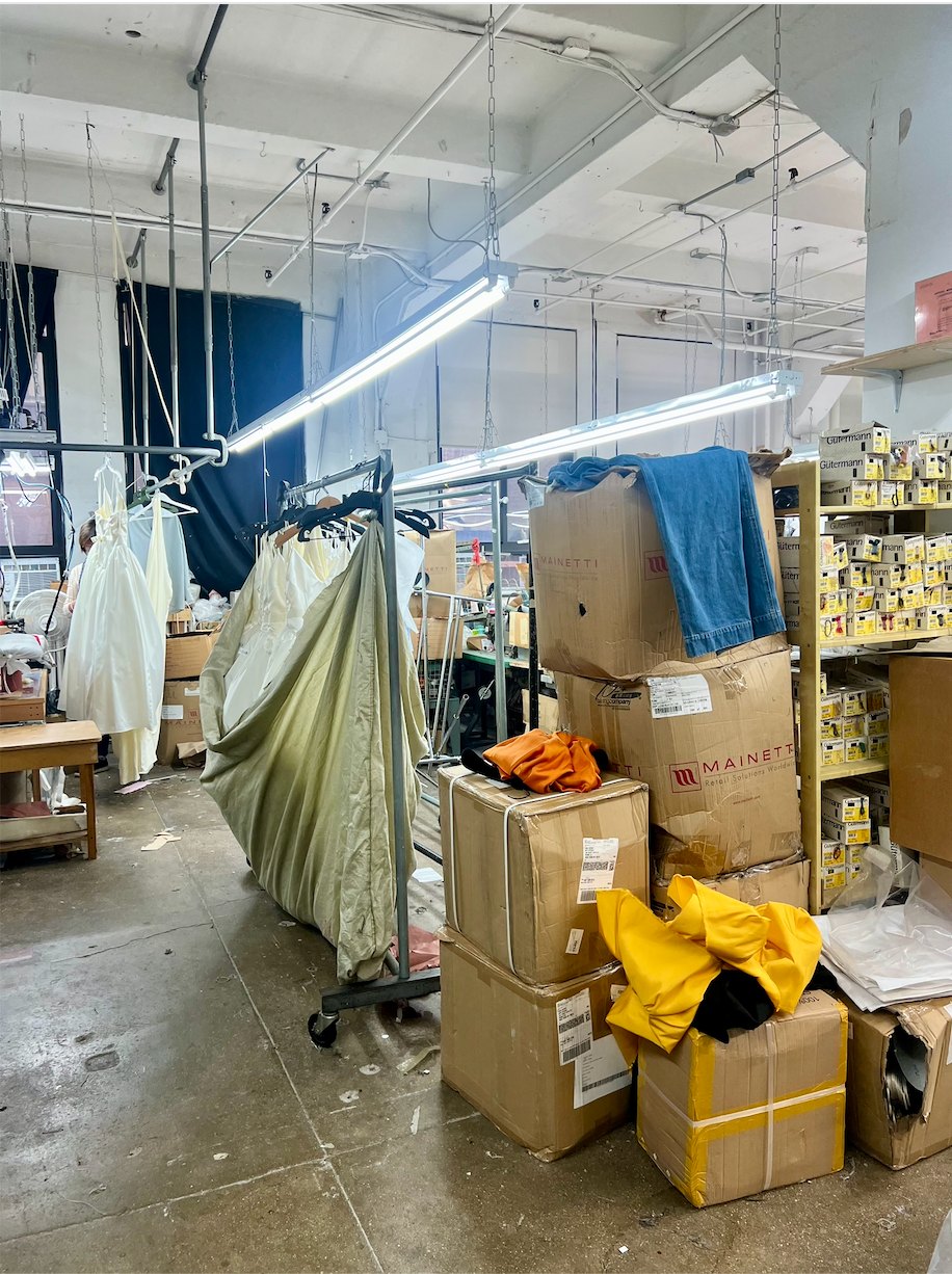A Garment District factory floor